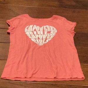 Girls Pink Graphic Tshirt